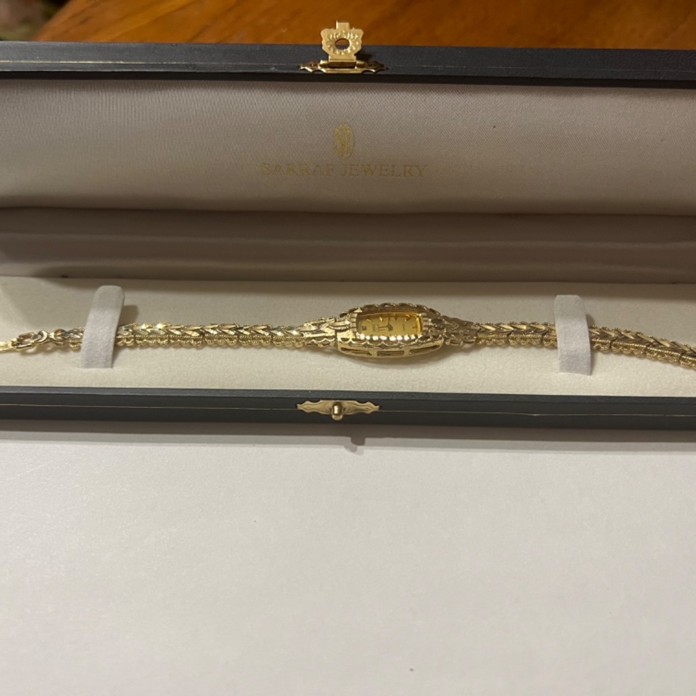 Geneve Classic Quartz 10K Gold ladies Watch - Picture 11 of 12